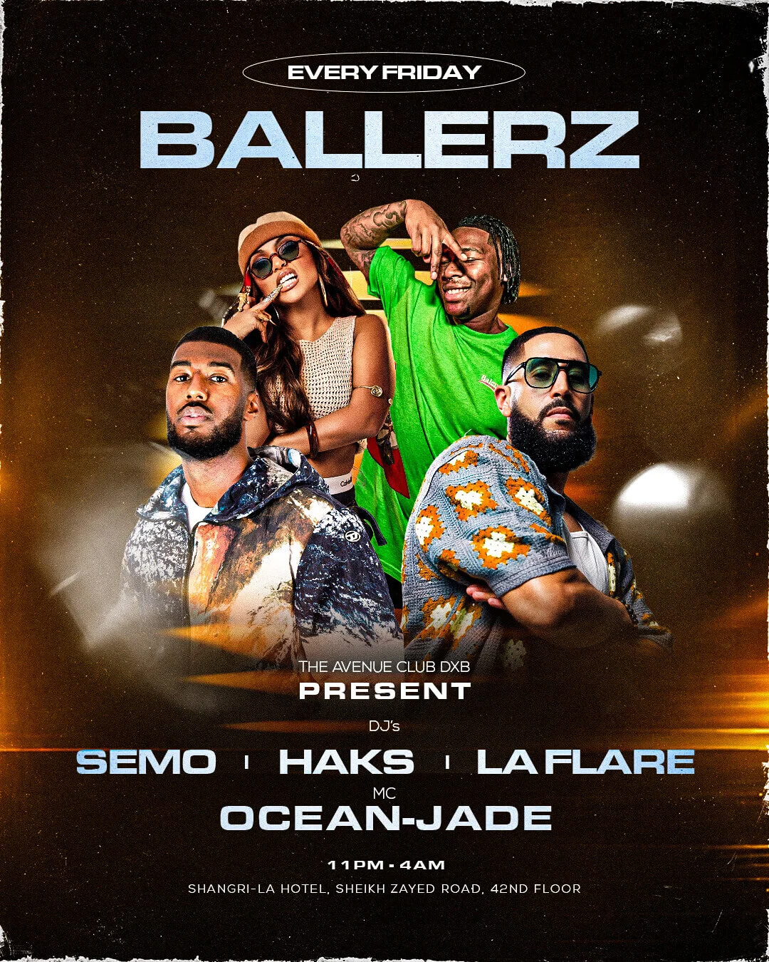 BALLERZ Event Poster
