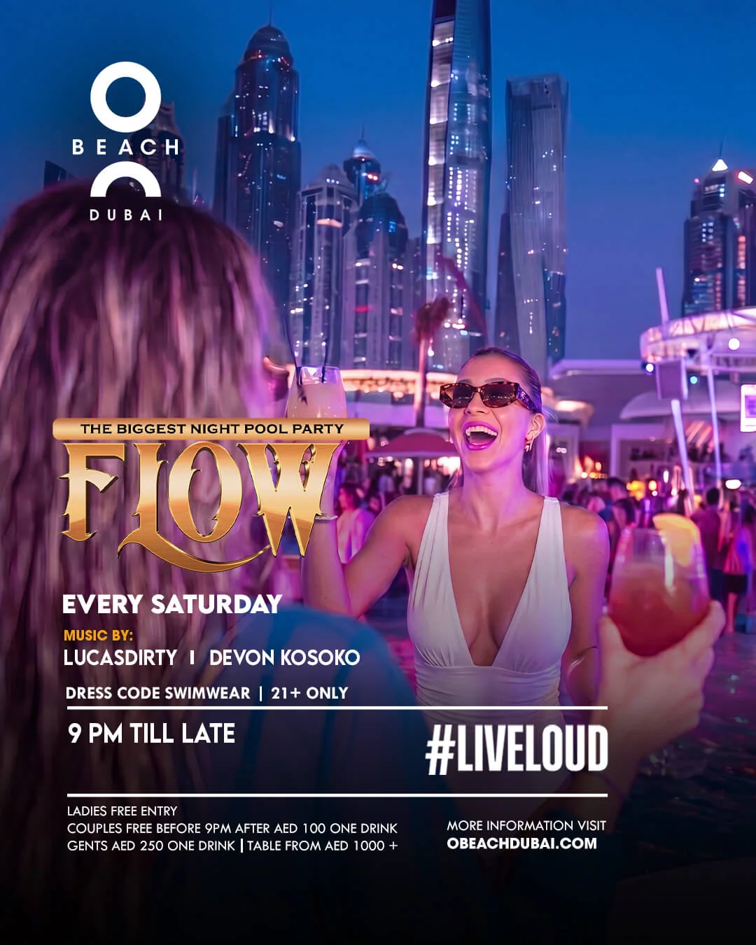 Flow Night Pool Party